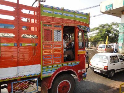 bunte LKW
