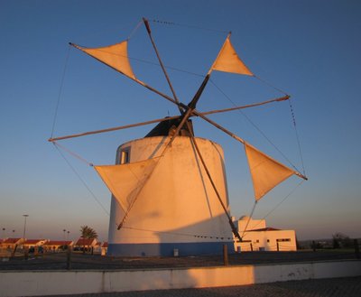 Windmühle in Costra Verde - noch in Betrieb