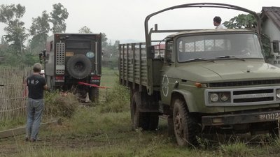 Laos (Luang Prabang) – Schleppen zur Garage