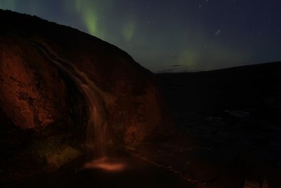 Nordlicht an schöner Badestelle....