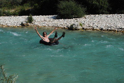 &quot;Rafting&quot; auf dem Acheron