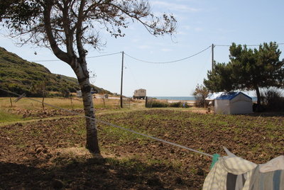 Petrota, Blick aus Christos Hütte...