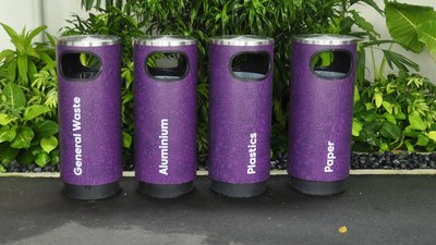 Mülltrennung in Singapur