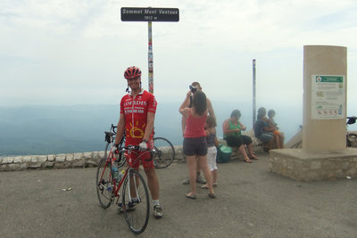 Den Mont Ventoux musste ich natürlich mit dem Rad befahren!