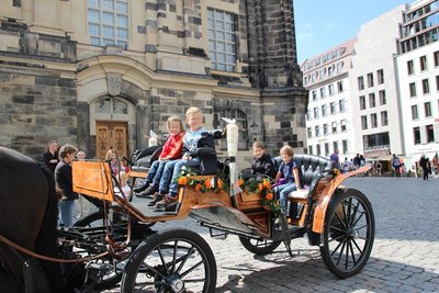 Kutsche in Dresden