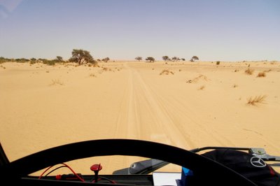 Viieeeel Sand auf dem Weg zum ersten östlichen Ring des Richat´s .