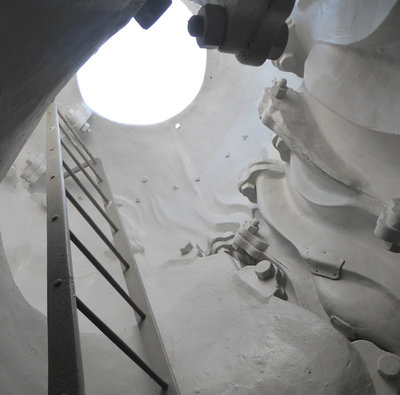 Aufstieg in der Statue von Le Puy-en-Velay