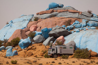 2014 mantoco Weltreise Marokko Anti Atlas Tafraoute Paintet Rocks Uebernachtungsplatz.jpg