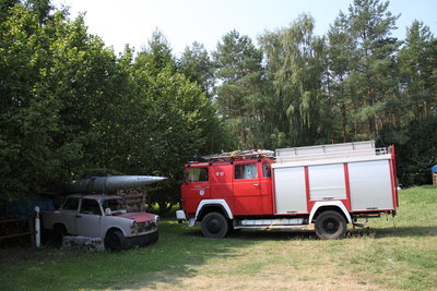 Campingplatz in Ulinja (bei Leba)<br />billig (18 Zwoty für die Nacht) und einsamster Strand im ganzen Urlaub