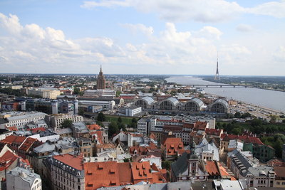 Riga<br />von oben