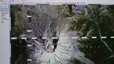 Satellitenbild im Naviprogramm (QV7 - Bing Hybrid)
