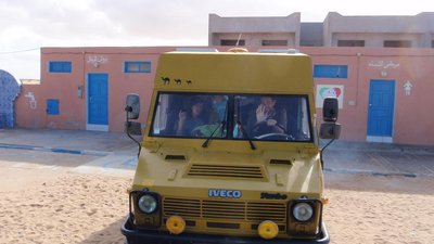 nette belgiers auf dem weg in den senegal...