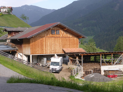 Letzte Nacht bei Freunden in Navis über Matrei am Brenner