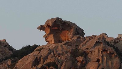 Granitfelsen, ausgewaschen vom Wind bei Palau