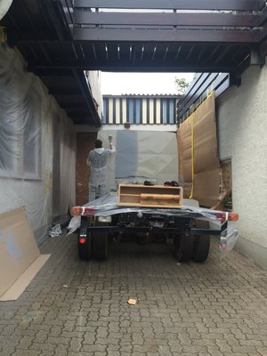 unsere &quot;Lackierkabine&quot;