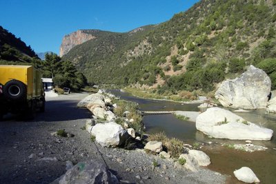Cascaden bei Talembote , auf dem weg nach Choauen .