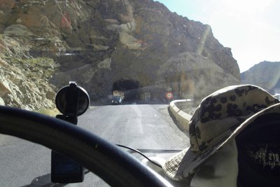 Tunnel der Legionnaire , immer noch mit 3,5m. Höhe angegeben , in der Mitte past auch mehr , unser Eisenschwein ist 3,6m. und der war Vario 3,7m. hoch beides pasta .