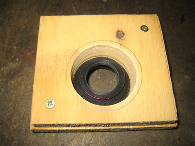 Druckstück aus Holz; Innen-ø ca. 50 mm