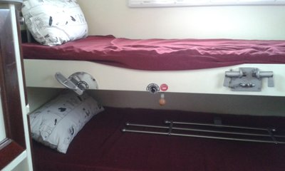 Bett unten