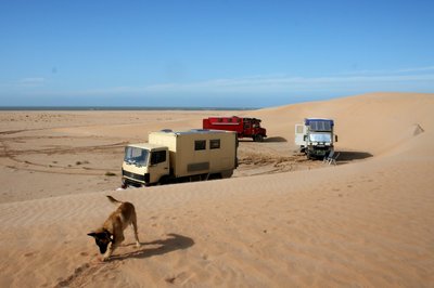 Übernachtungsplatz neue Straße Tarfaya &gt;&gt;&gt; Laayoune .
