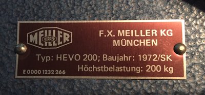 ...Hevo 200, Bj 1972, 200kg...
