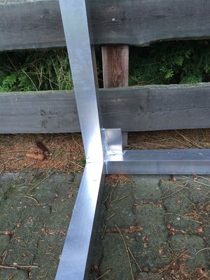 Platte der Befestigung