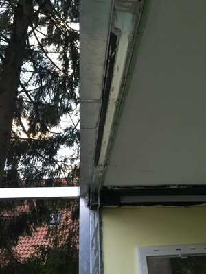 Verlängerung oben links