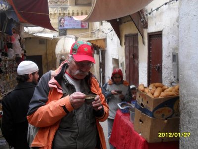 Kichererbsen-Suppe in Fes für 10 Cent - einen DH
