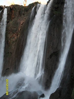 Die Wasserfälle von Oudzoud und die schöne Landschaft tun dem Touri gut.