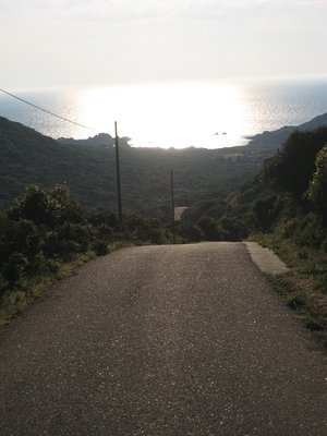 Straße ans Meer