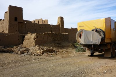 Die 600 Jahre alte Kasbar von Ait Quazik .