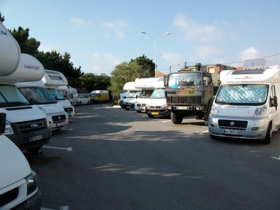 der etwas andere standplatz. völlig deplatziert