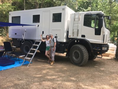 Erster Stellplatz Nähe der Ardeche