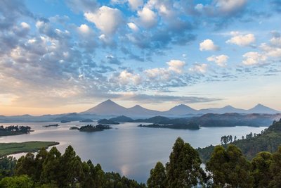 Traumkulisse am Lake Mutanda