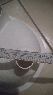 Außendurchmesser des Ablaufs