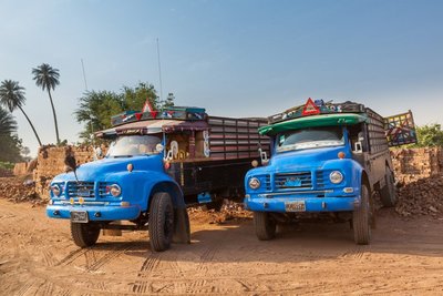 typischer Laster im Sudan