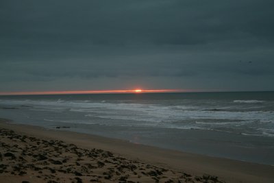 Roman kennt das hier , schlechtes Wetter in Tarfaya dank des kalten Kanarestroms .