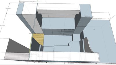 Shelter Hecktüre, Gewicht ausbalanciert mit Sitzgruppe - Sicht rechts.JPG