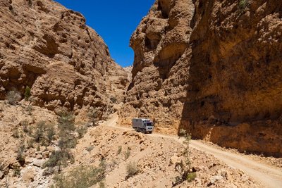 Pistenfahrt am Jebel Bani Jabir