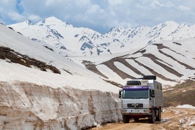 Winterwelt im Zagros Gebirge - hier am Zard Kuh