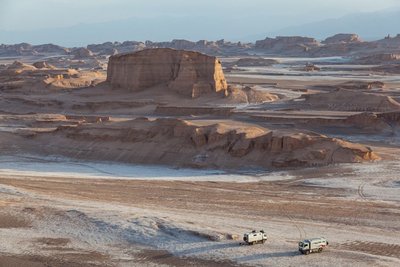 traumhafte Landschaften in der Wüste Lut