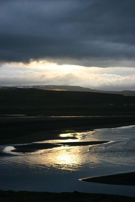 Sonnenuntergang in den Ostfjorden